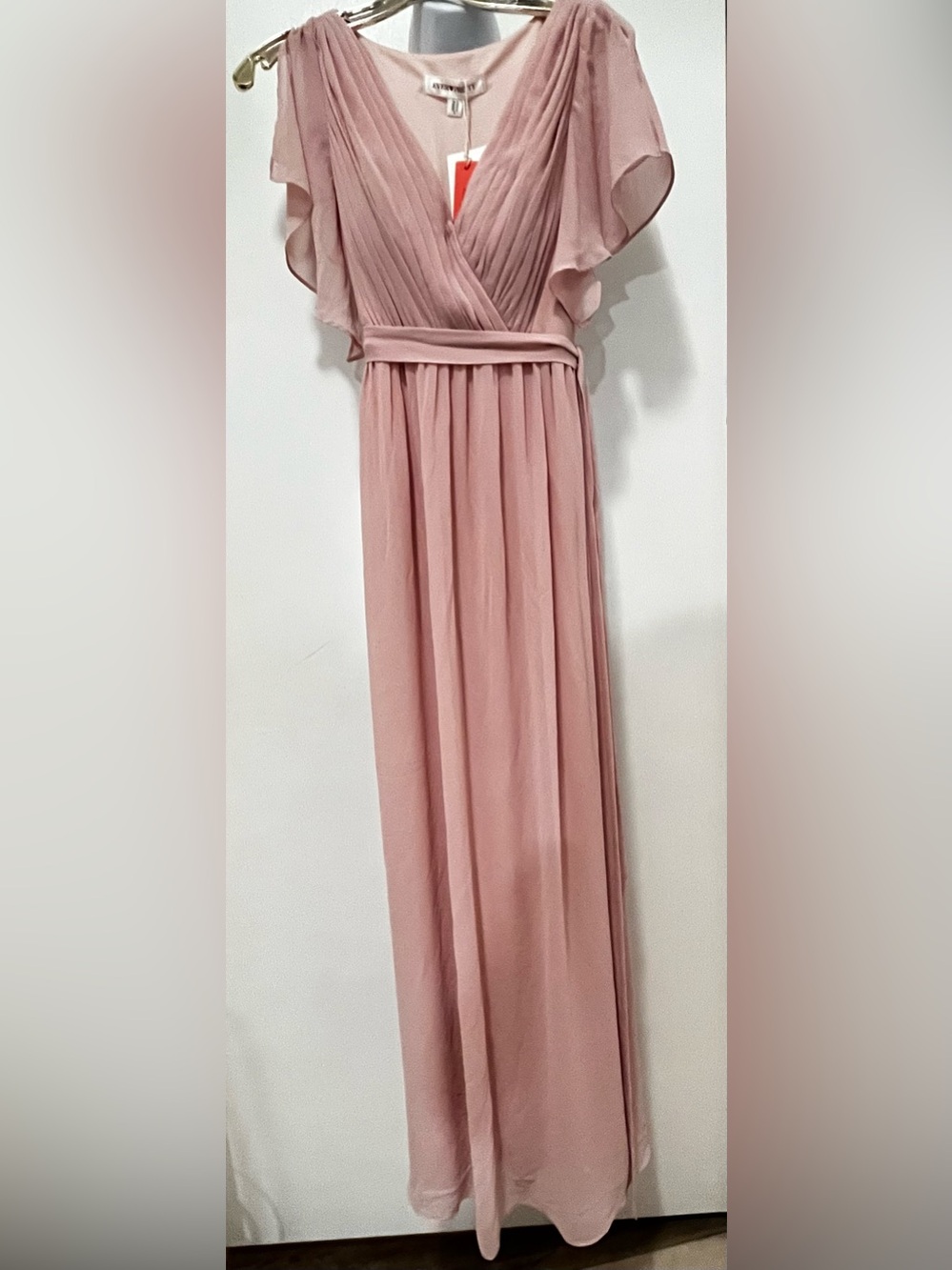 Ever Pretty Blush Pink V-Neck Dress with